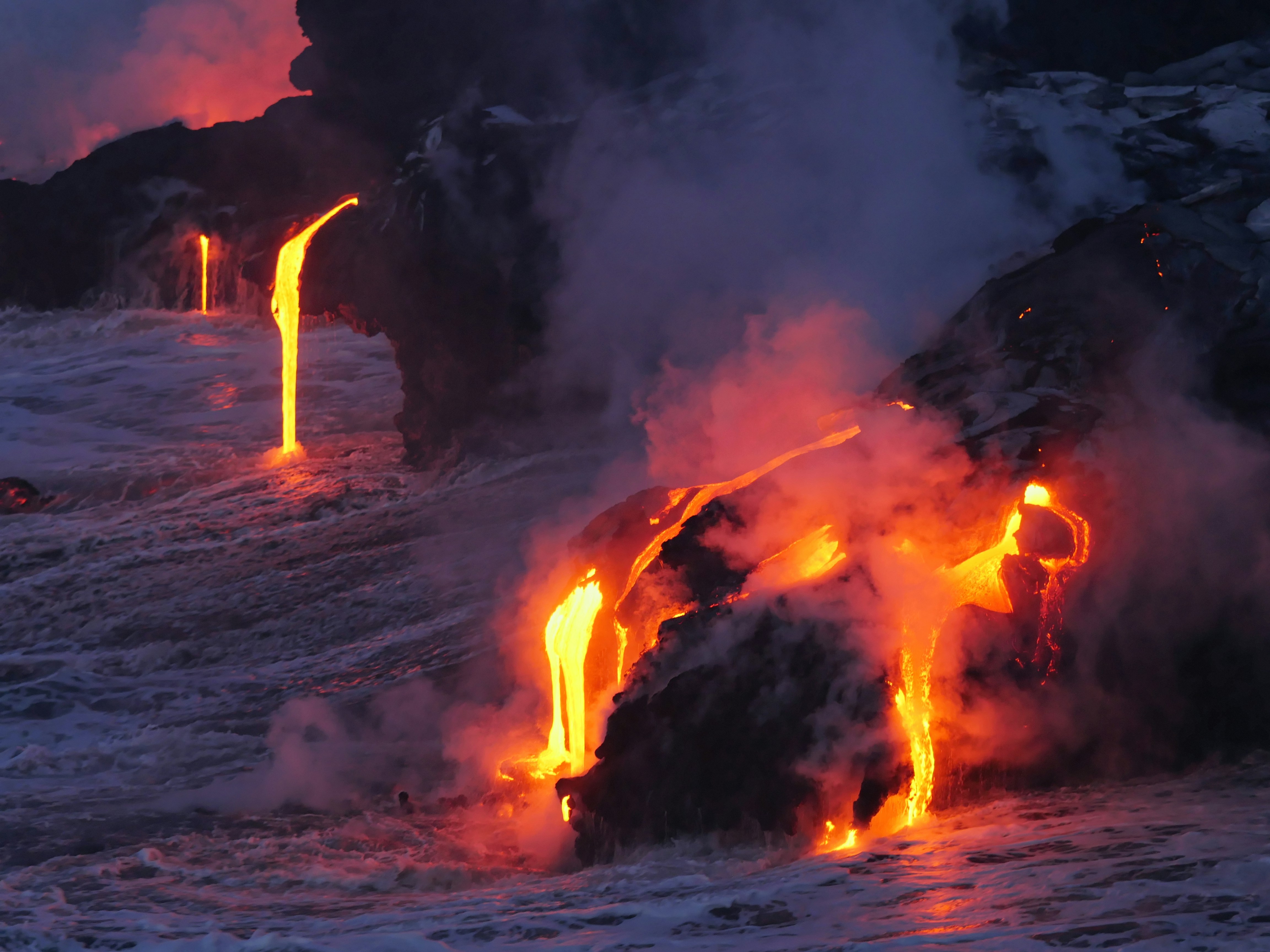 Hawaii where lava meets the sea