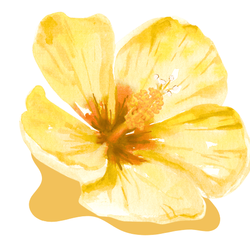 Hula and Health icon, Ilima flower
